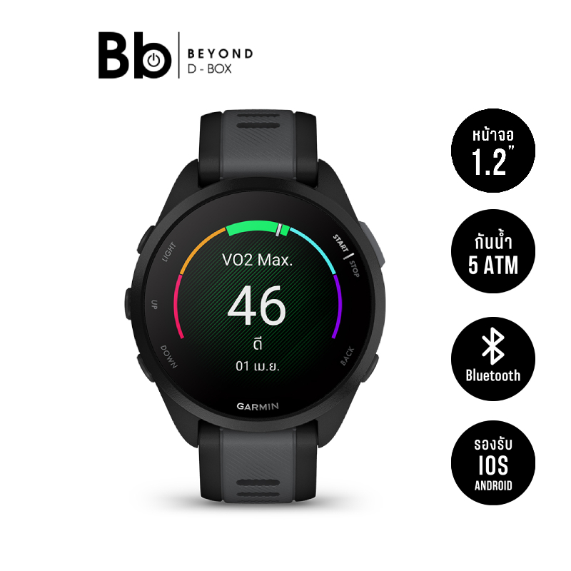 สมาร์ทวอทช์ Garmin Forerunner 165 by BB Beyond D-Box