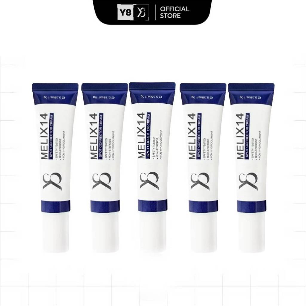 [5หลอด] Y8 Melix14 Spot Corrector Cream 10g. เมลิกซ์โฟร์ทีน สปอต คอร์เร็กเตอร์ ครีม