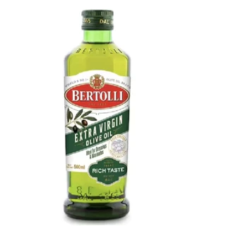 Bertolli ExtraVirginOliveOil 500 ml. น้ำมันมะกอก ฝาเขียวเข้ม