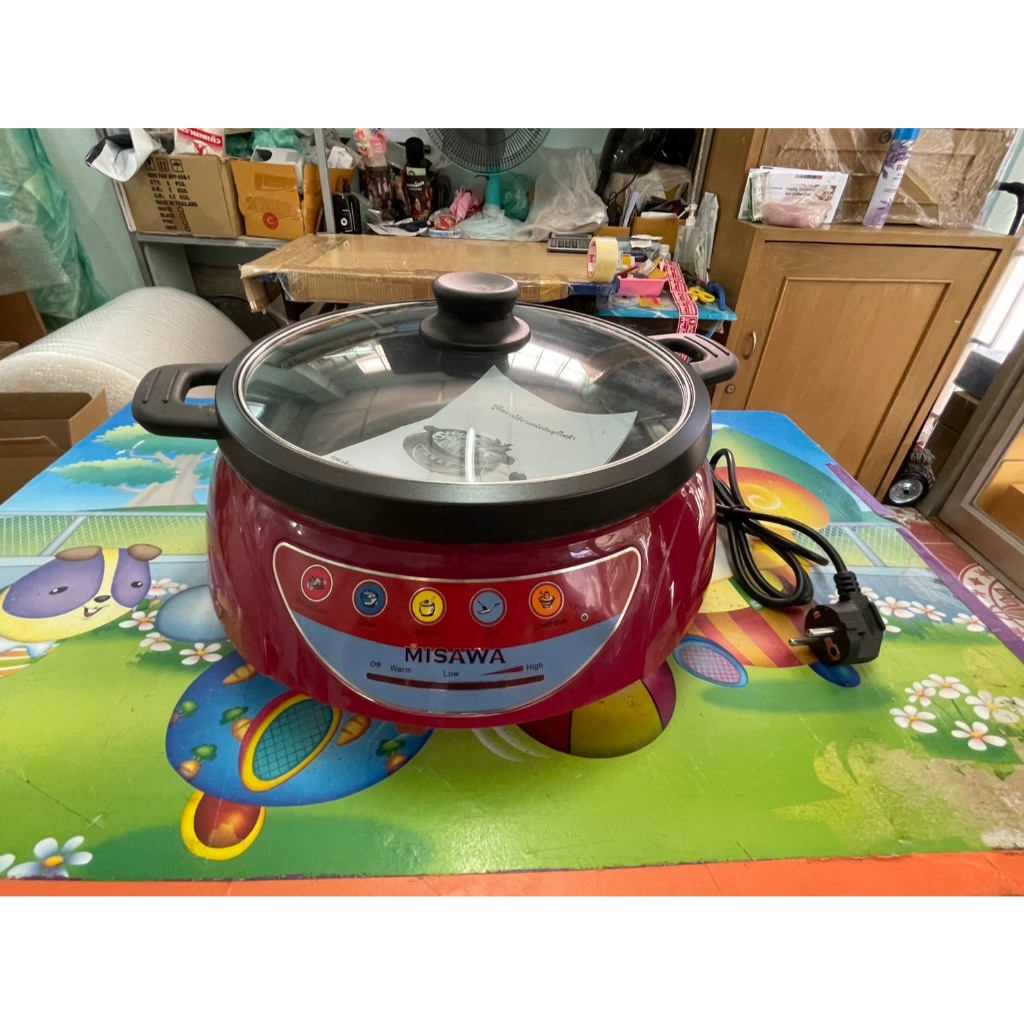 (โล๊ะสต๊อก) Misawa มิซาว่า หม้อสุกี้ชาบู 3 ลิตร รุ่น KW-381 มอก.1509-2547