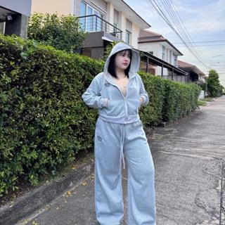 เสื้อฮู้ดปักโลโก้แบรนด์ Minny Plus เสื้อกันหนาวไซส์ใหญ่