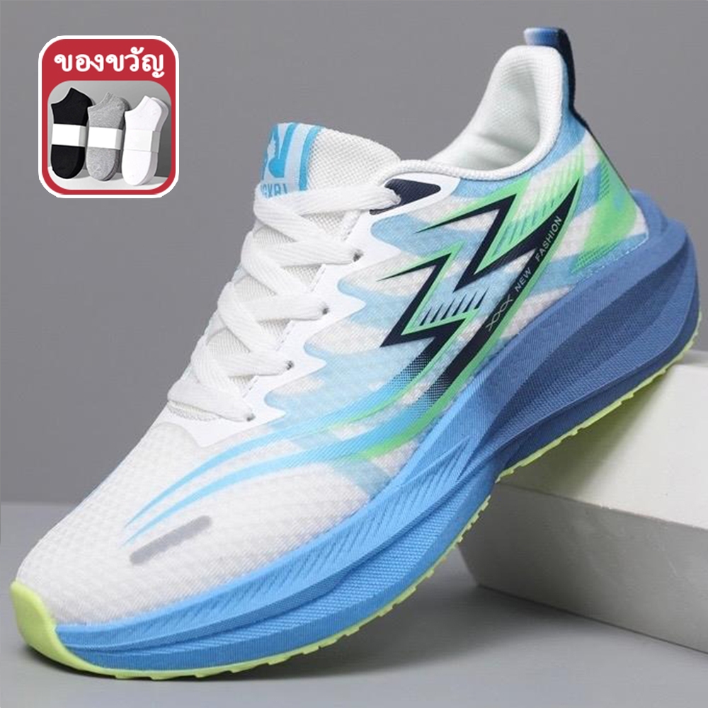 36-44[ราคาต่ำสุด]RL Running รองเท้าวิ่ง รองเท้าอองกำลังกาย รองเท้าน้ำหนักเบา - รูปที่ 2