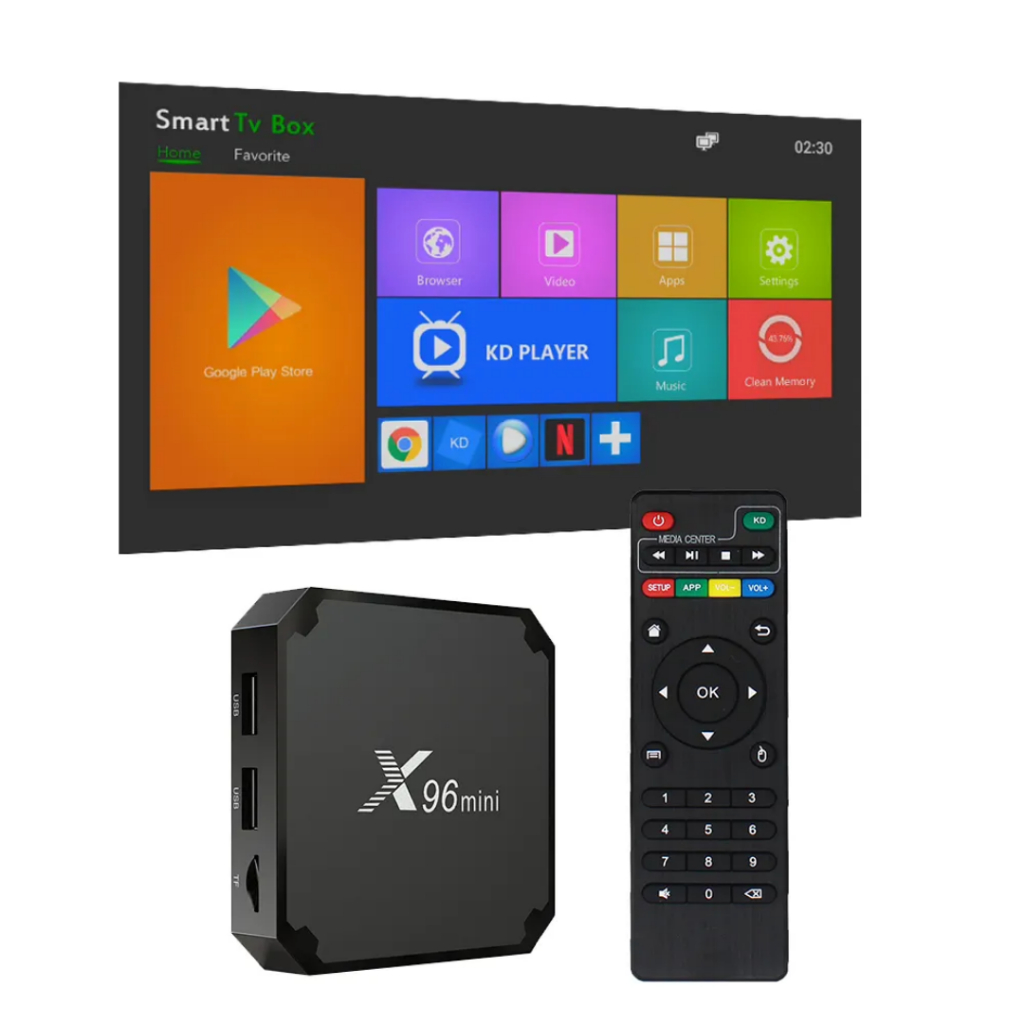 X96 MINI Android11  Amlogic S905W2 2GB 16GB AV1 2.4G 5G Wifi 4K HD Media Player Set Top Box – โปรปัง