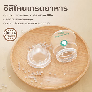 Preferred ขวดนม ขวดนมแก้ว 90ml /160ml ขวดแก้วเด็กคอกว้าง ป้องกันอาการโคลิค ปลอด BPA Free GB01