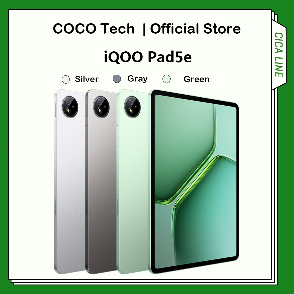 iQOO Pad 5e Tablet Snapdragon 8s Gen 3 12.1 inch 2.8K 144Hz Esports Screen 10000mAh Battery 44W