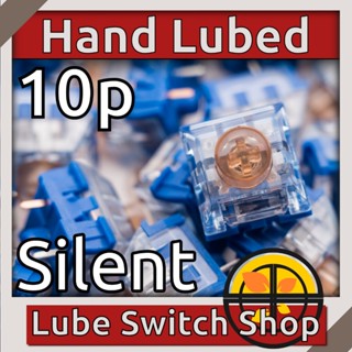 ลูปมือ 10ตัว Kailh Whale Lubed Silent Tactile Switch