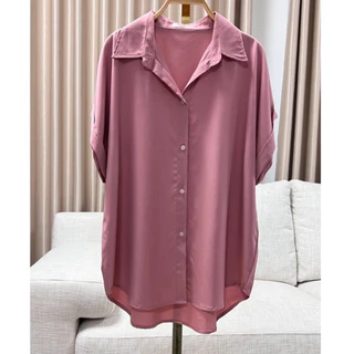 L1-เสื้อเชิ้ตแขนเบิ้ล อก 50 นิ้ว ยาว 28-29 นิ้ว แต่งแขนเบิ้ล มีสีหลายให้เลือก