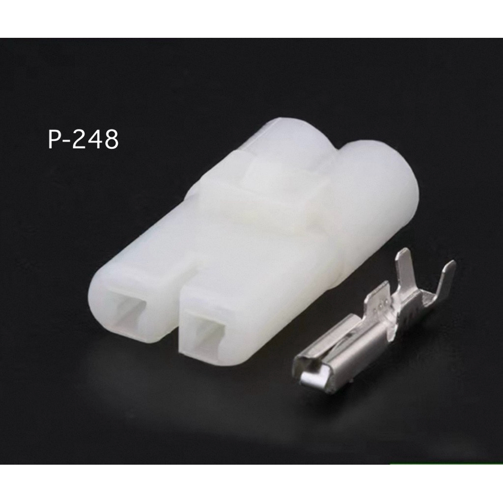 P-248,P-249 ปลั๊ก 2p 4p พร้อมพิน ลูกยาง