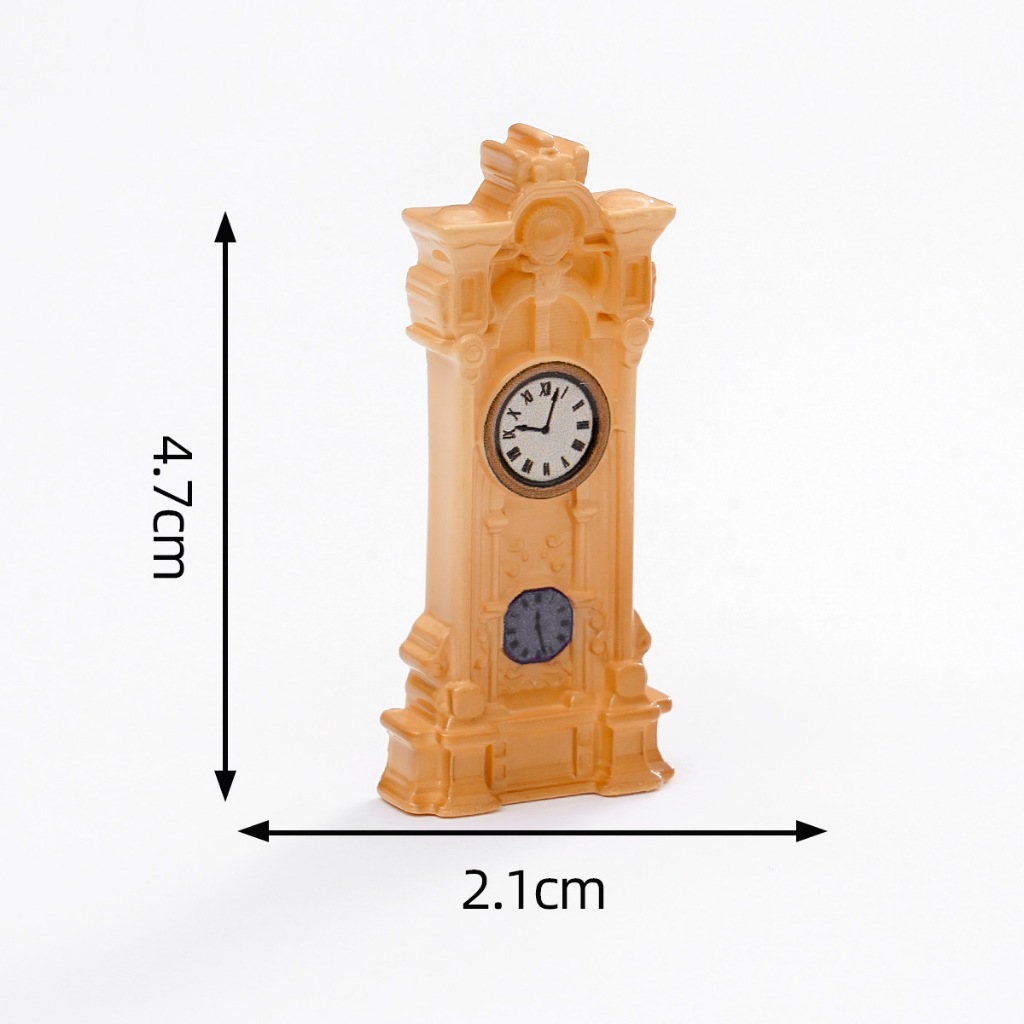 j673นาฬิกาปลุกแบบลูกตุ้มสไตล์คลาสสิกย้อนยุคของจิ๋ว - รูปที่ 5