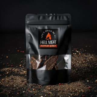 เนื้อนรก Hell Meat Peppery Jerky 50g