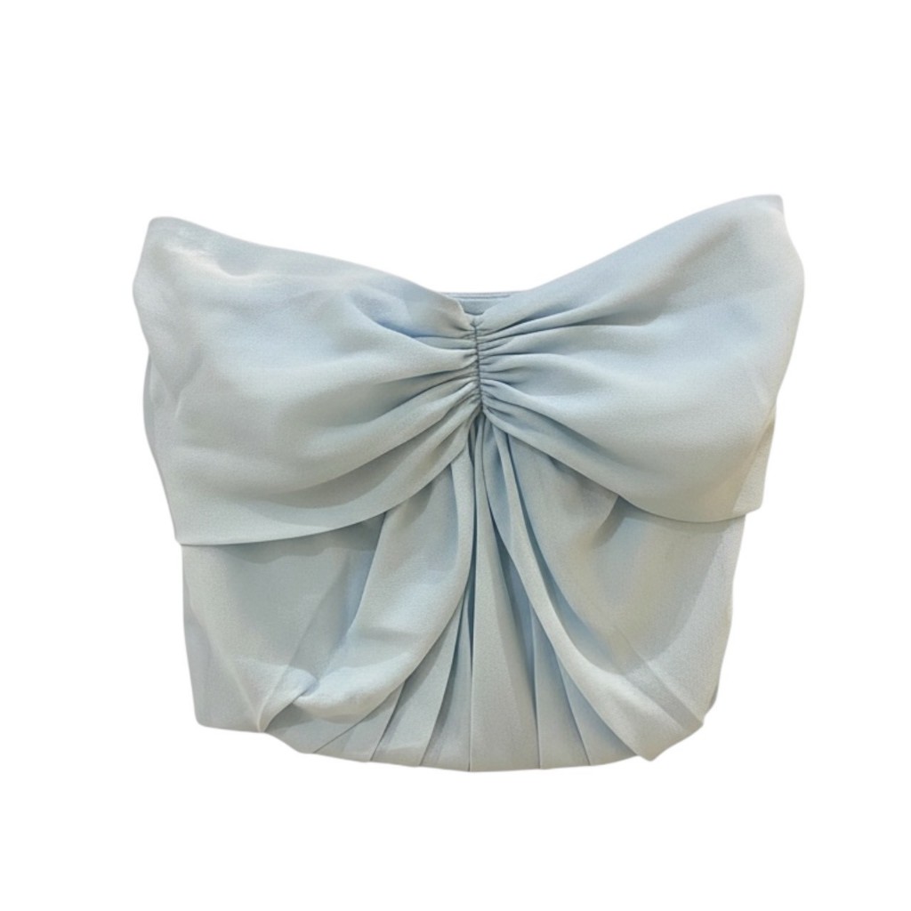 Odile เสื้อเกาะอกสีฟ้าดีไซน์หวานละมุน รุ่น A15BL21BL