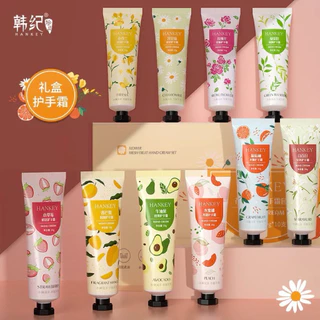 🌸hand cream เซ็ตครีมทามือ Hankey 30g (10 หลอด 10 กลิ่น) | จัดส่งทันที 🚛
