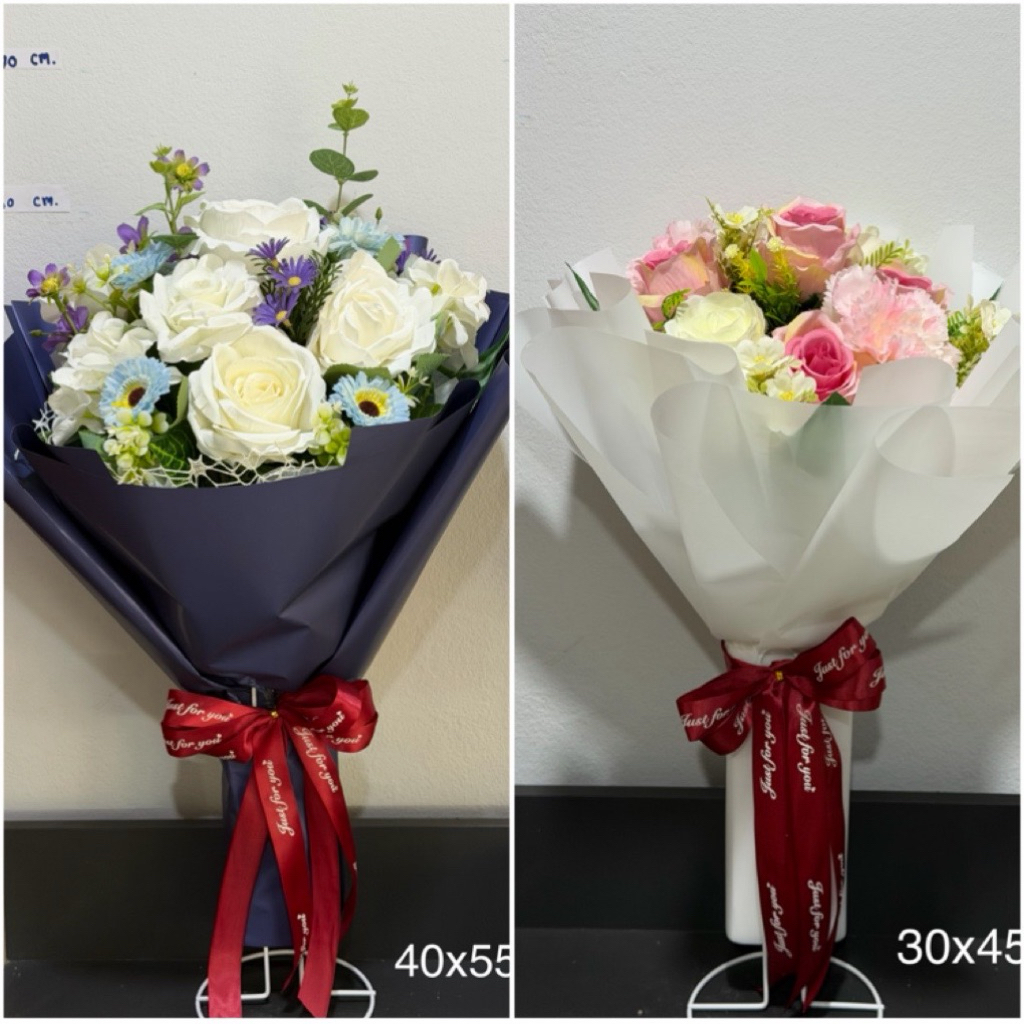 ช่อดอกไม้ ช่อกลม วาเลนไทน์, รับปริญญา, ปัจฉิม,ช่อดอกไม้ปลอม