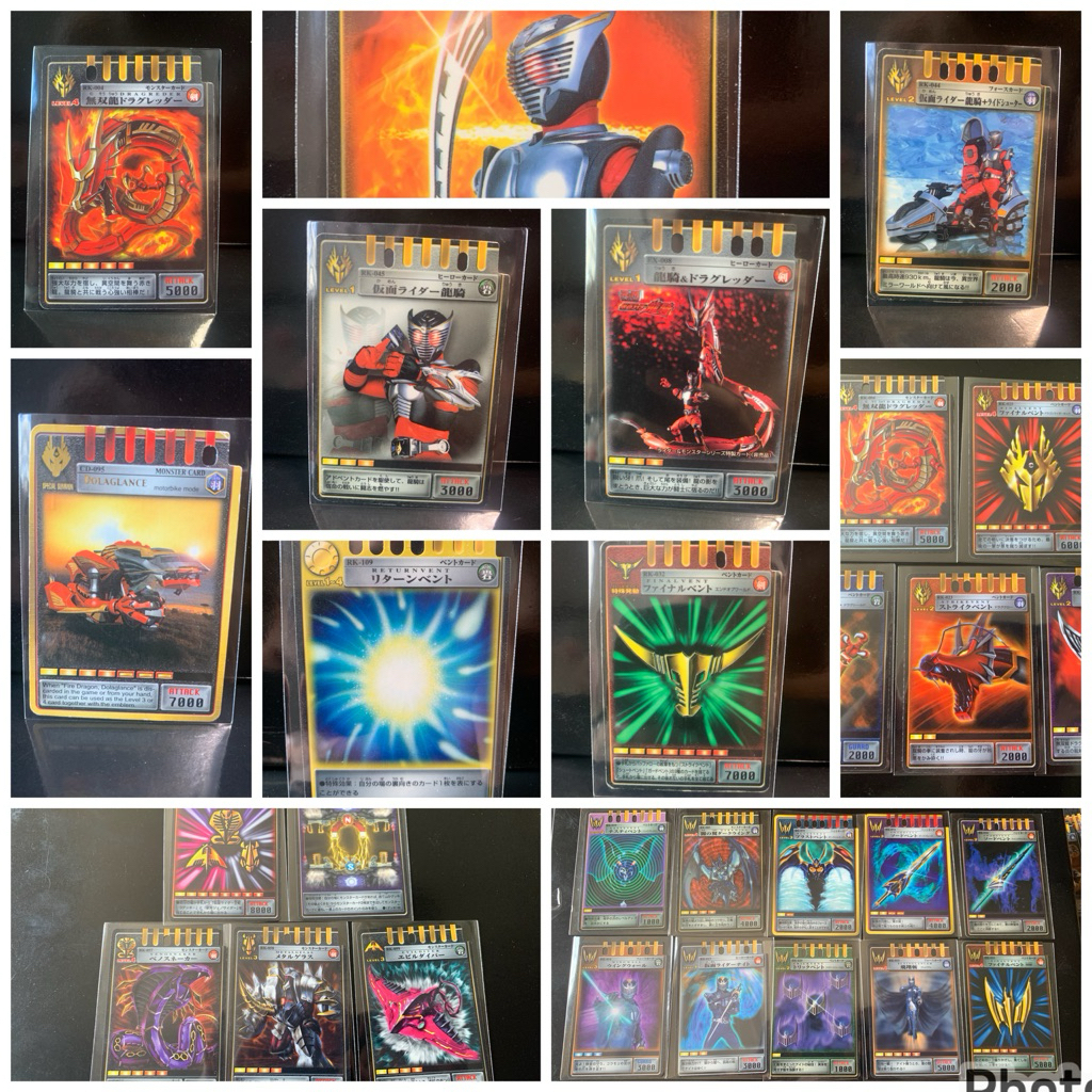* Bandai แท้ * การ์ดแท้ มาสไรเดอร์ ริวคิ / Kamen Rider Ryuki / Deck Card