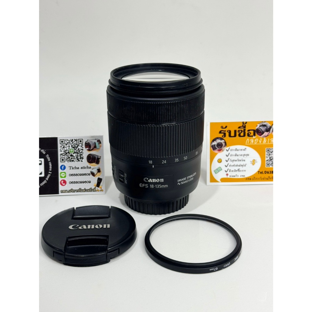 เลนส์ Canon ซูม 18-135 usm canon18-135