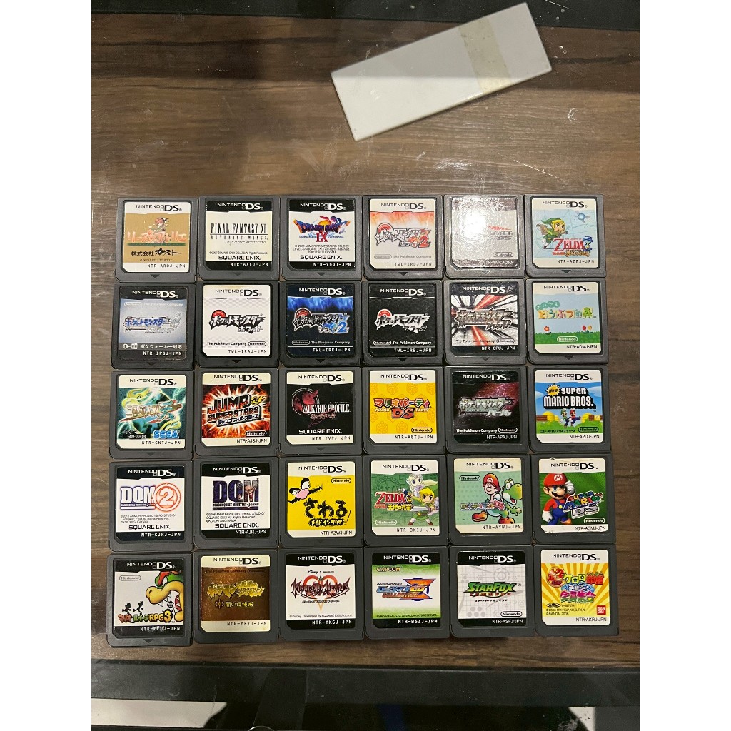 รวมแผ่นเกมแท้ NDS ตลับเปล่าญี่ปุ่น