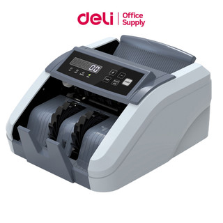 [แถมฟรี] Deli เครื่องนับเงิน จอดิจิตอล เครื่องนับแบงค์ รองรับหลายสกุลเงิน มี 4-7 โหมด Bill Counter