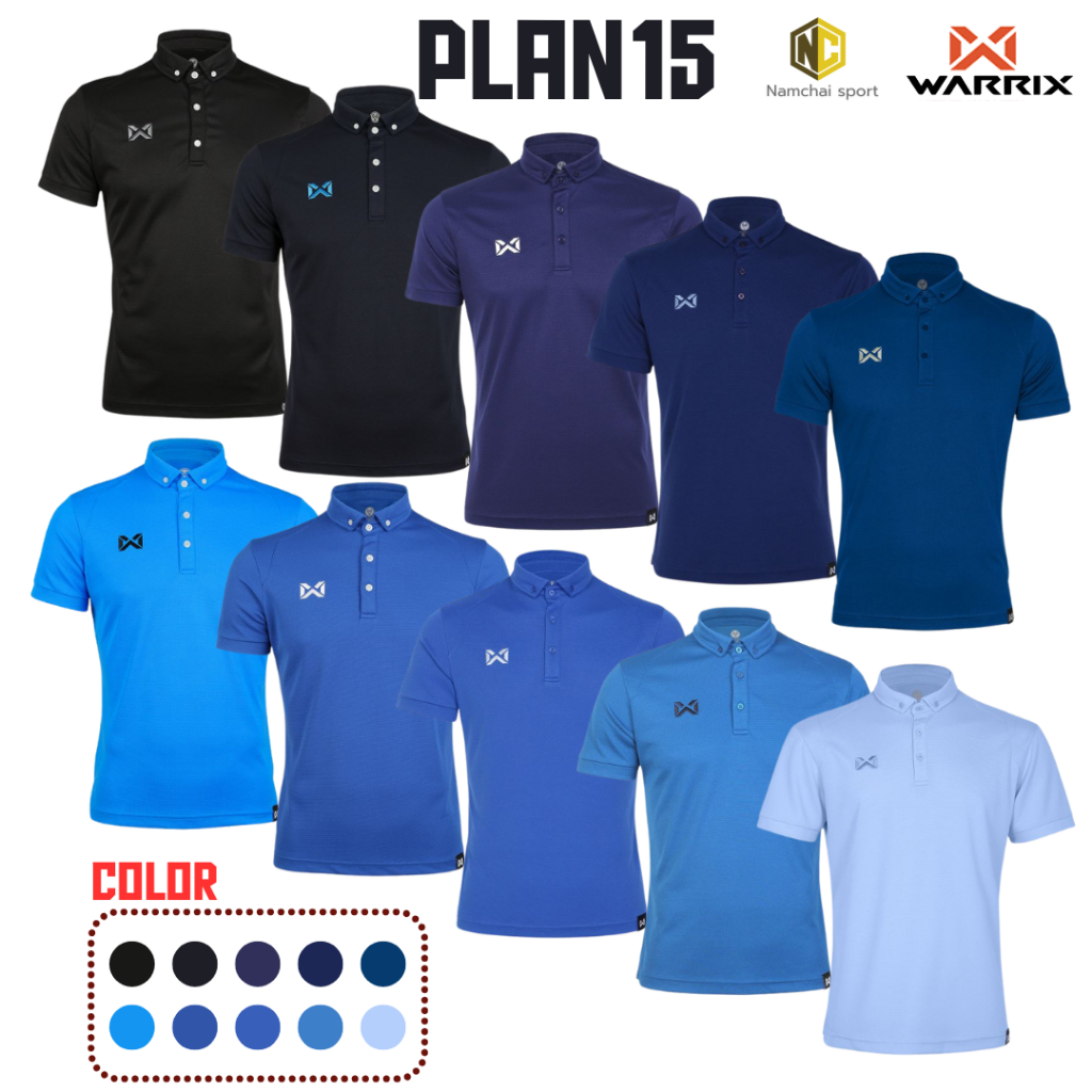 WA-PLAN15 / WA-3315N Warrix Classic Polo