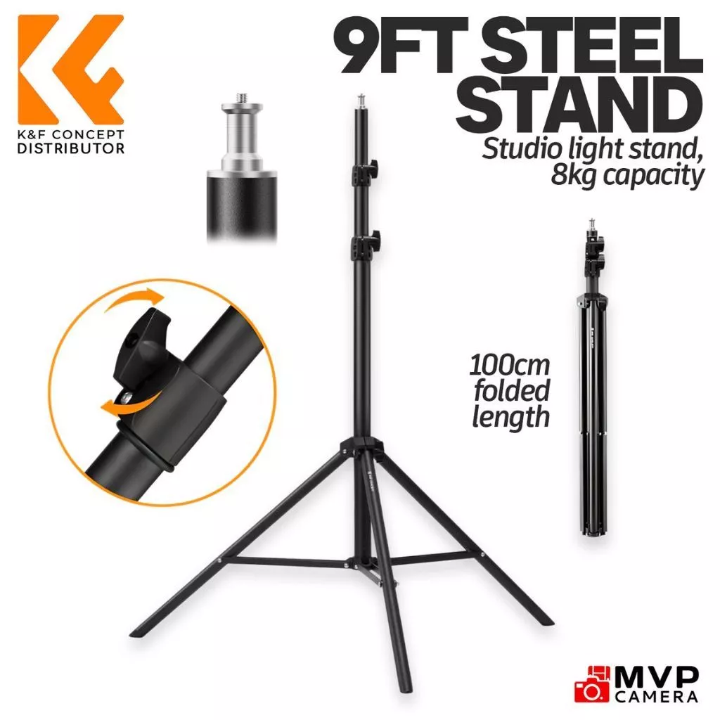 ขาตั้งไฟ Softbox/Umbrella/Reflector ขนาด 280cm 9ft