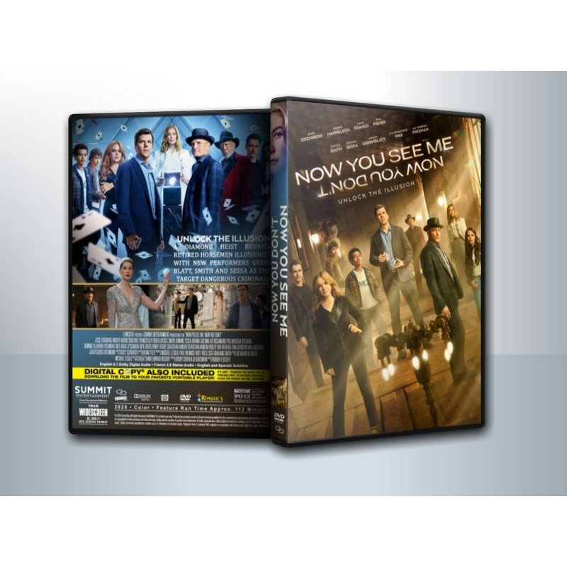 [ DVD Movie ใหม่ร้อนๆ! ชนโรง มีปก+สกรีนแผ่น] Now You See Me 3 Now You Dont อาชญากลปล้นโลก 3