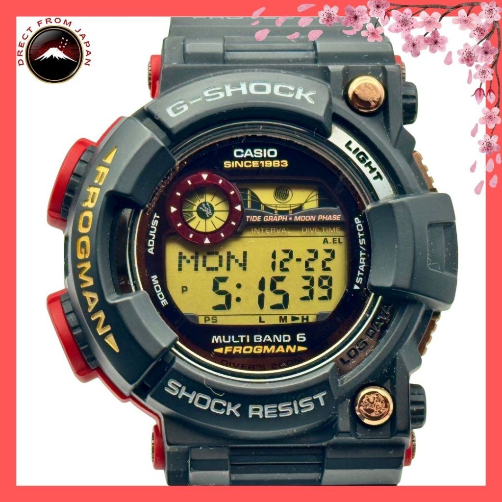CASIO G-SHOCK GWF-1035F-1JR FROGMAN 35th Magma Ocean Solar Diver พร้อมส่ง! ของแท้ 💯 รุ่นกบหายาก