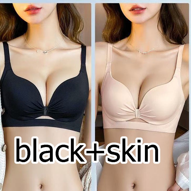 เสื้อชั้นใน ไร้โครง  ฟองหนา ยกทรงสตรี กระชับ ช่วยยกทรงและเก็บส่วนข้างๆ ดันทรงอกชิด ใส่สบาย