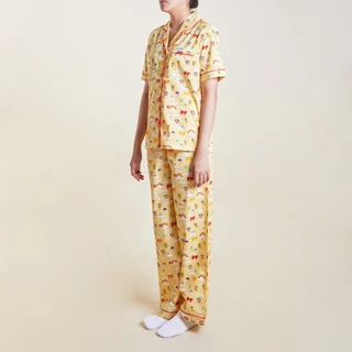PAUL FRANK ชุดนอนกางเกงขายาวใส่ได้ทั้งชายและหญิง BALLOON JULIUS GANG PANTS SET