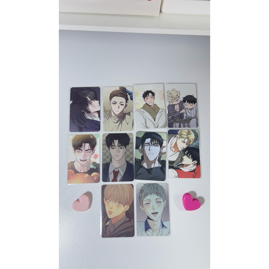 (พร้อมส่ง) การ์ด Spilled Blood/ฮันเตอร์/กุหลาบคู่แชมเปญ/ใคร่ราคะmanhwa bl