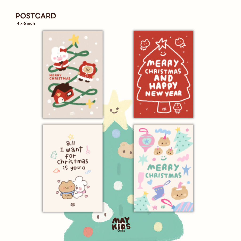 Maykids - Postcard Christmas โปสการ์ด คริสต์มาส