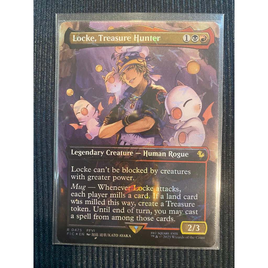 MtG Single Card: Locke, Treasure Hunter (Chocobo Track FOIL)  Set: FIN  Rarity: Rare  Collector No. 