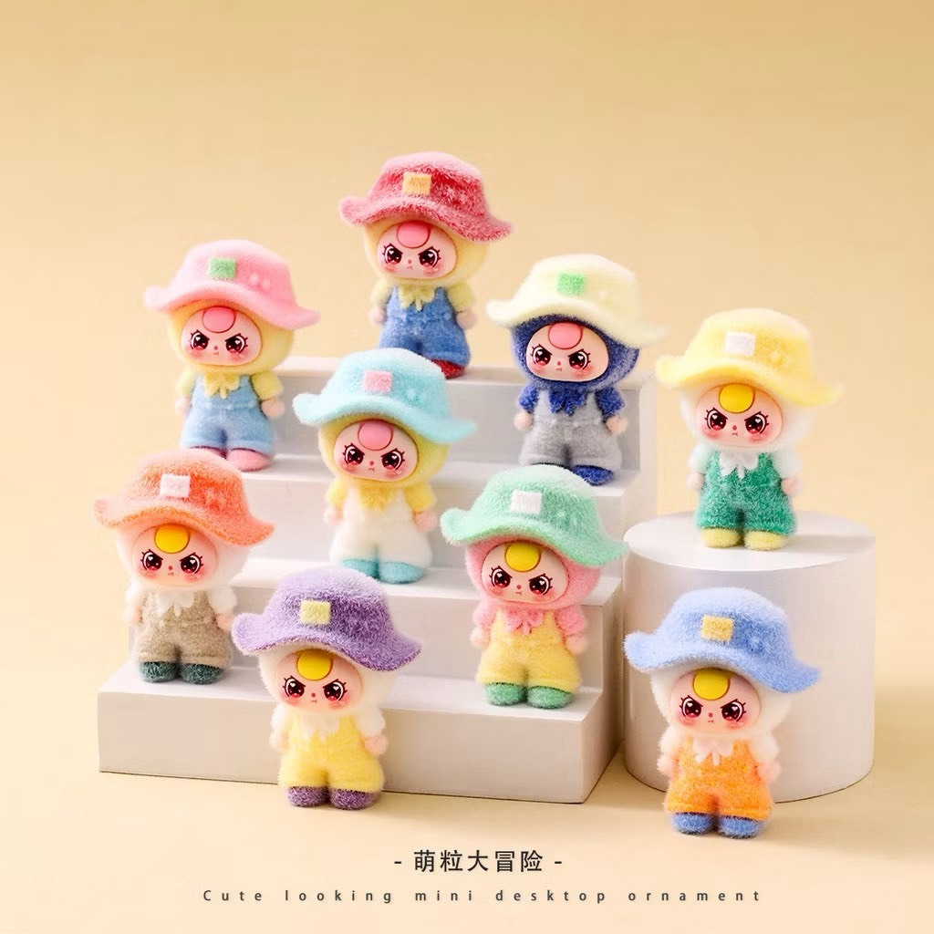 พร้อมส่งในไทย  น้องเบบี้ทรีคาวบอย ขนกำมะหยี่ แบบสุ่มสี  ราคาต่อตัว