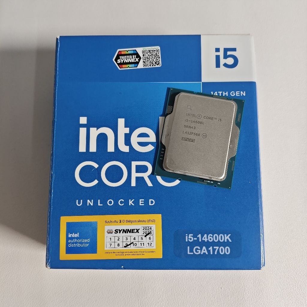 [CPU] I5-14600K 14C/20T [LGA1700] มือสอง ประกันยาว