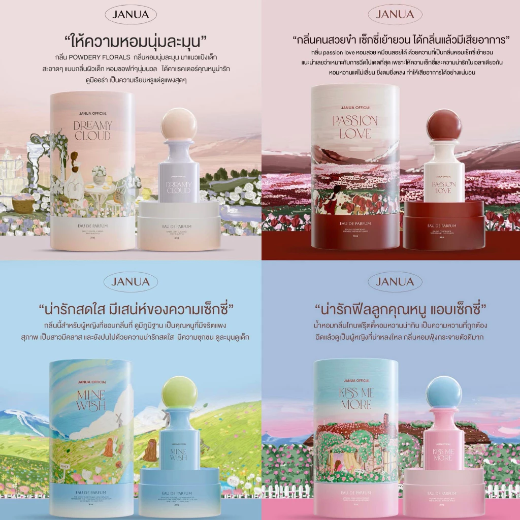 แท้ 100% น้ำหอมแจนยัวร์ Janua Perfume รวมทุกคอลเลคชั่น ขนาด 30 ml และ 15 ml thumbnail 4
