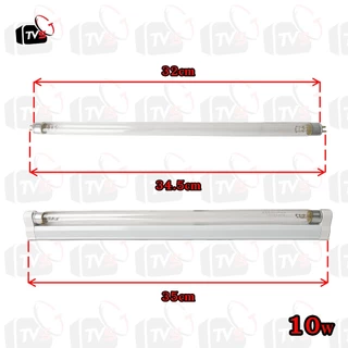หลอด UV-C ประมาณ 254nm T5 พร้อมราง ขนาดเล็ก 4W 6W 8W 10W ชุดสำเร็จรูป พร้อมสายไฟ ใช้งานง่าย สำหรับกำจัดเชื้อ