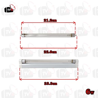หลอด UV-C ประมาณ 254nm T5 พร้อมราง ขนาดเล็ก 4W 6W 8W 10W ชุดสำเร็จรูป พร้อมสายไฟ ใช้งานง่าย สำหรับกำจัดเชื้อ