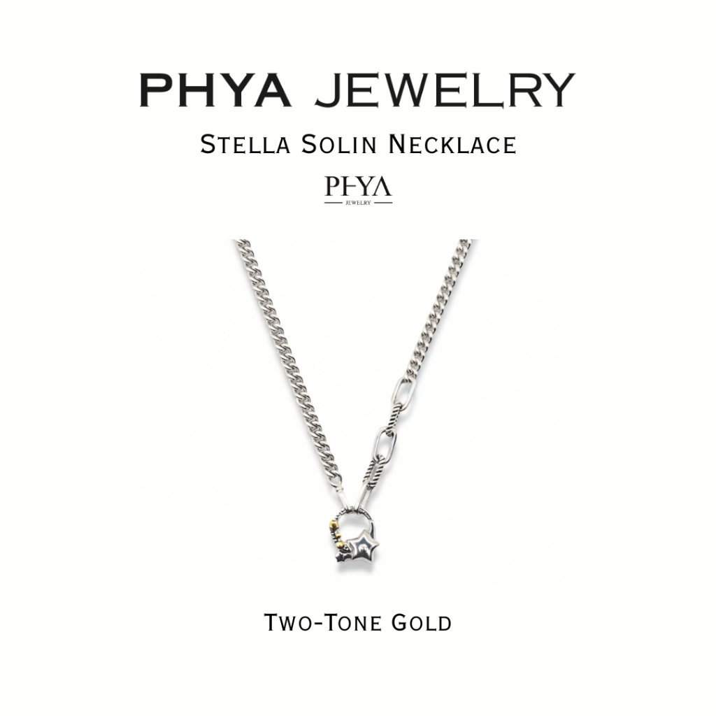 PHYA قلادة فضة Stella Solin — صورة 2