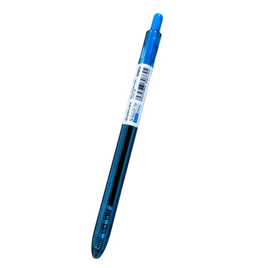 ปากาลูกลื่น Deli Q105 หมึกน้ำเงิน ขนาด 0.5 mm. ต่อด้าม