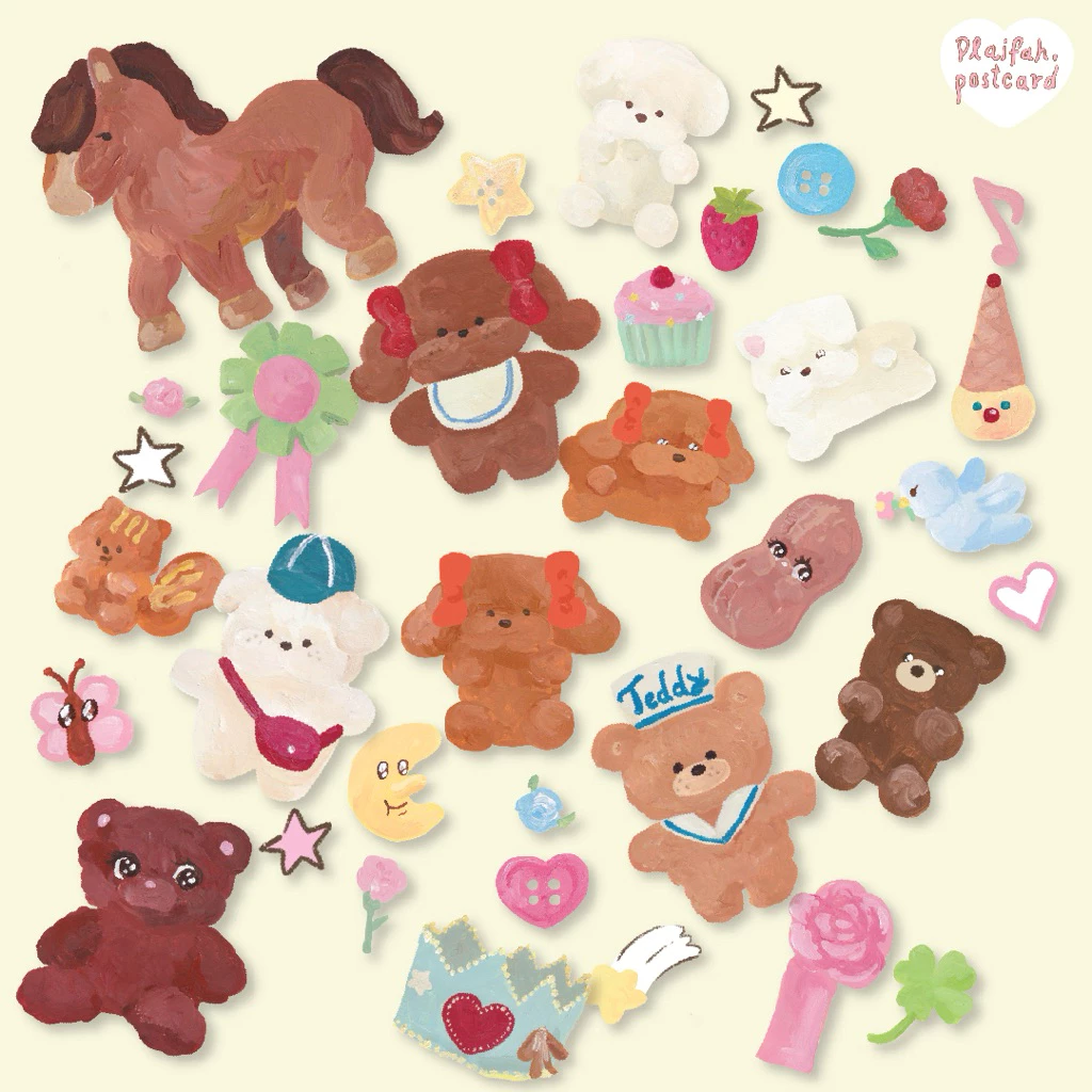 Sticker UV DFT สติ๊กเกอร์ติดทนกันน้ำ คุณภาพสูง ติดแก้วน้ำ ล้างได้ไม่ลอก🫗🍮 l plaifah.postcard
