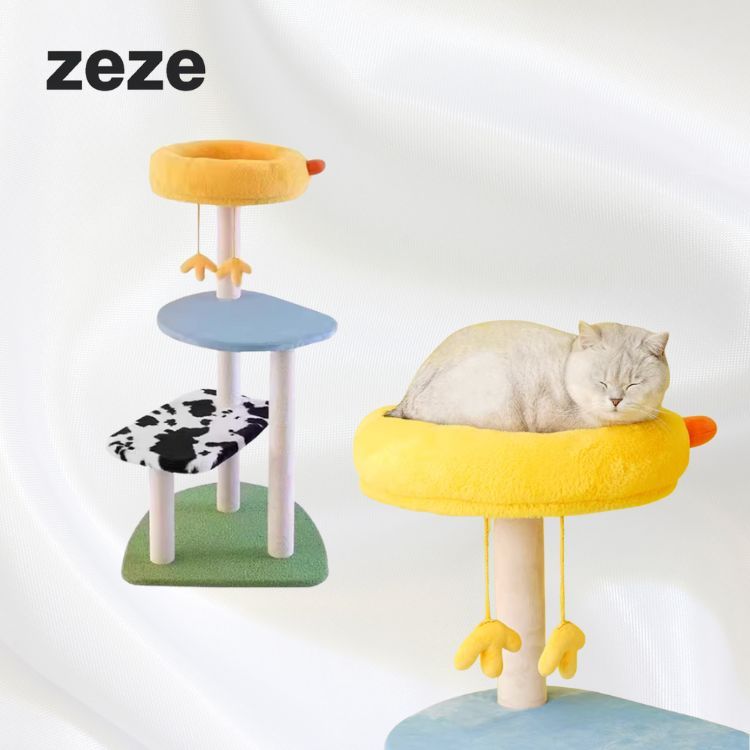 Zeze คอนโดแมว สวนฟาร์ม โครงปีนแมว เสาลับเล็บ บ้านแมว