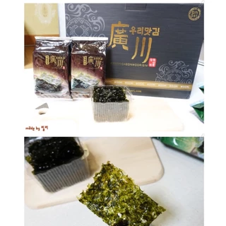 Kwang cheon Woorimat Gim 4gx30ea=10pack สาหร่ายอบกรอบ กวาง อูรีเมทกิม 4g / korea seaweed 광천 우리맛 김 4g