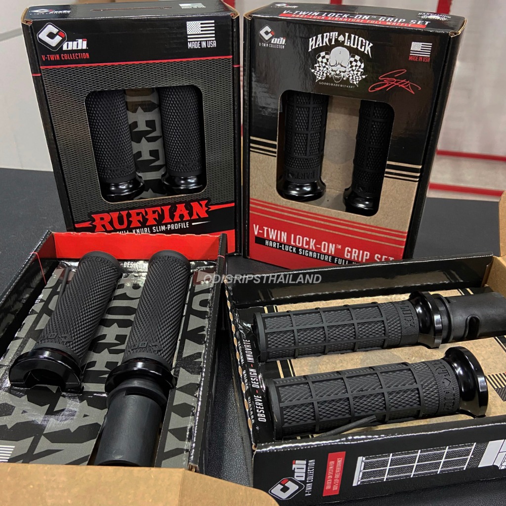 ปลอกแฮนด์ODIของแท้💯%(คันเร่งไฟฟ้า) 2023+ HARLEY-DAVIDSON CVO TBW: V-TWIN HART-LUCK และRUFFIAN V-TWIN