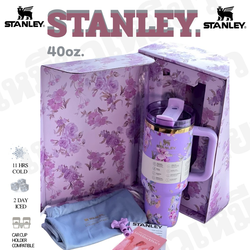 STANLEY X Rose 40oz แก้วน้ำเก็บความเย็น แก้วน้ำ พร้อมส่งในไทย