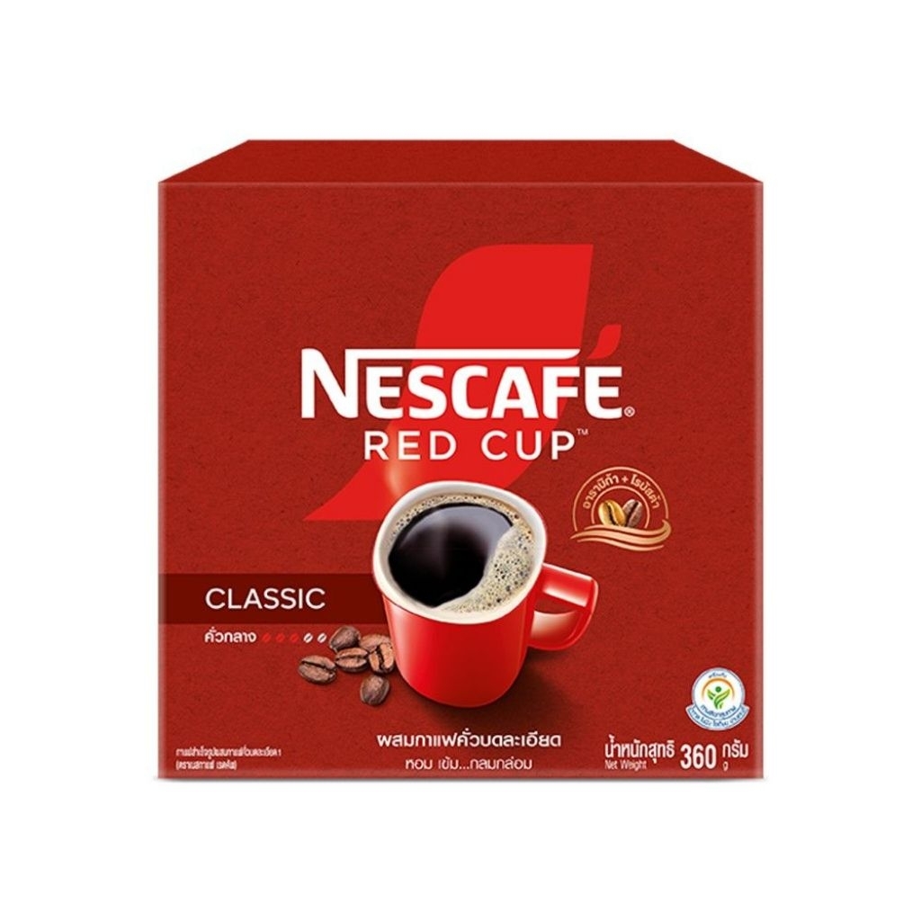NESCAFE Red Cup เนสกาแฟ กาแฟสำเร็จรูป เรดคัพ 360 กรัม​