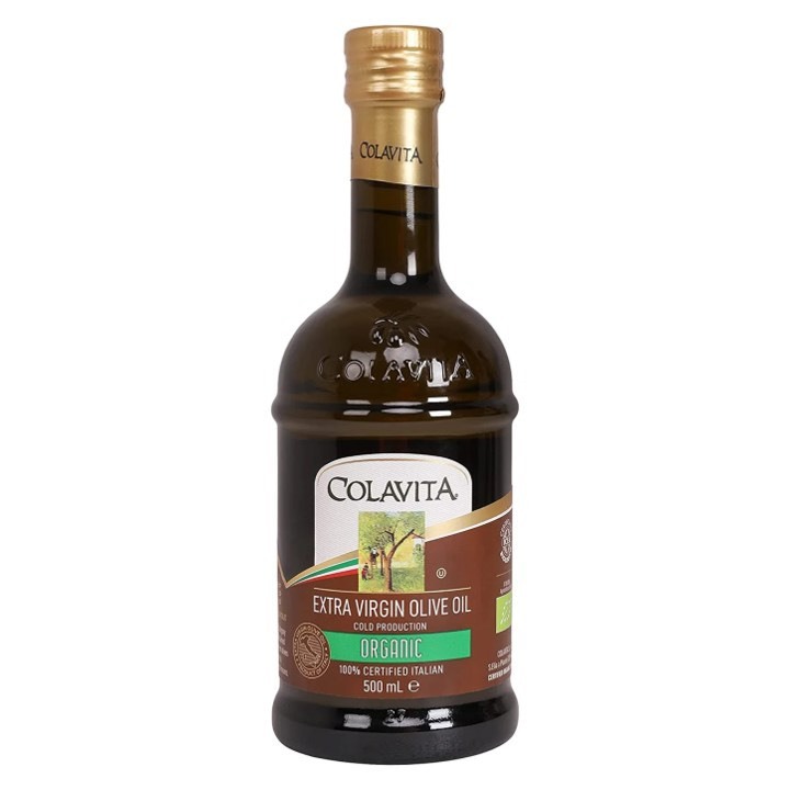 Colavita Extra Virgin Olive Oil Organic 500ml.น้ำมันมะกอกบริสุทธิ์ ออร์แกนิก 100%