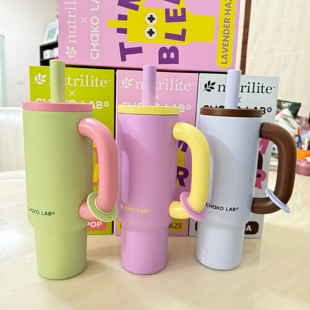 แก้ว chaco lab & nutrilite amway เก็บความเย็น ความร้อน
