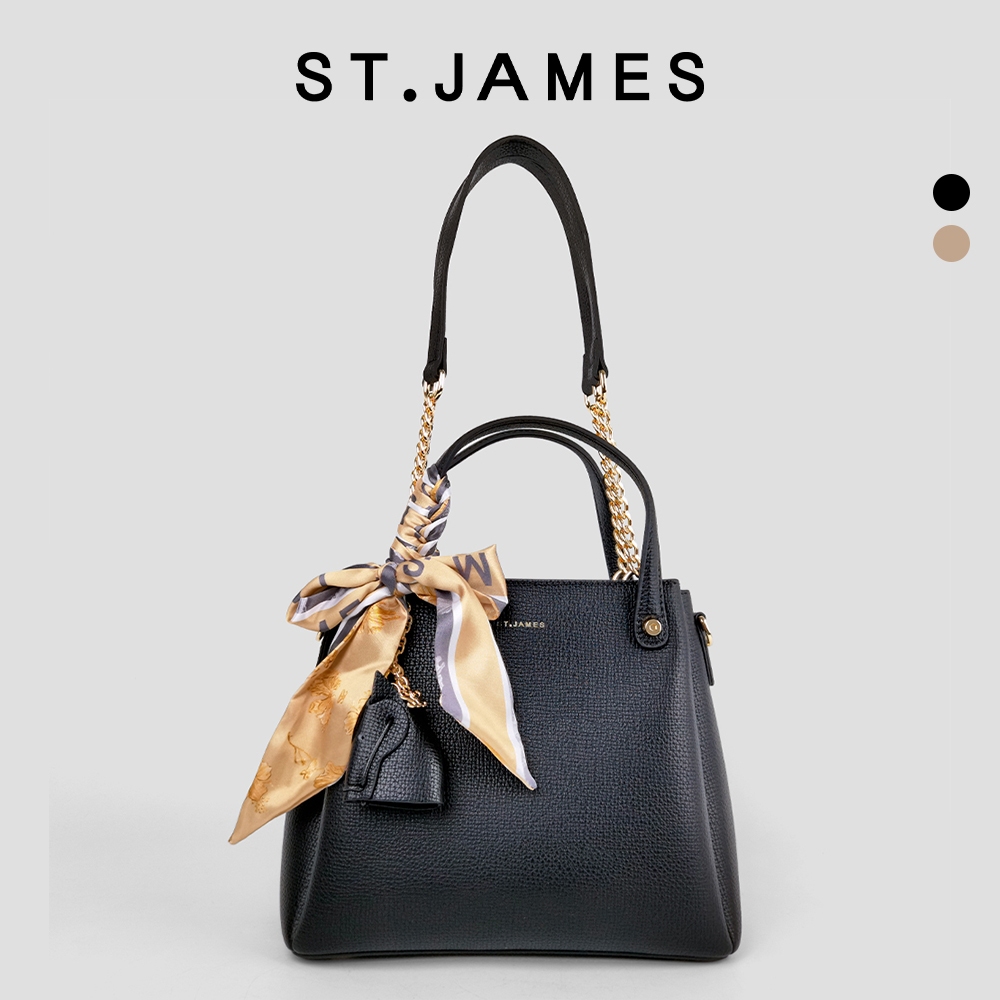 ST.JAMES กระเป๋าสะพายข้าง/กระเป๋าหนัง PU/Vegan รุ่น INEZ (มี 2 สี) l กระเป๋าแฟชั่น ผู้หญิง