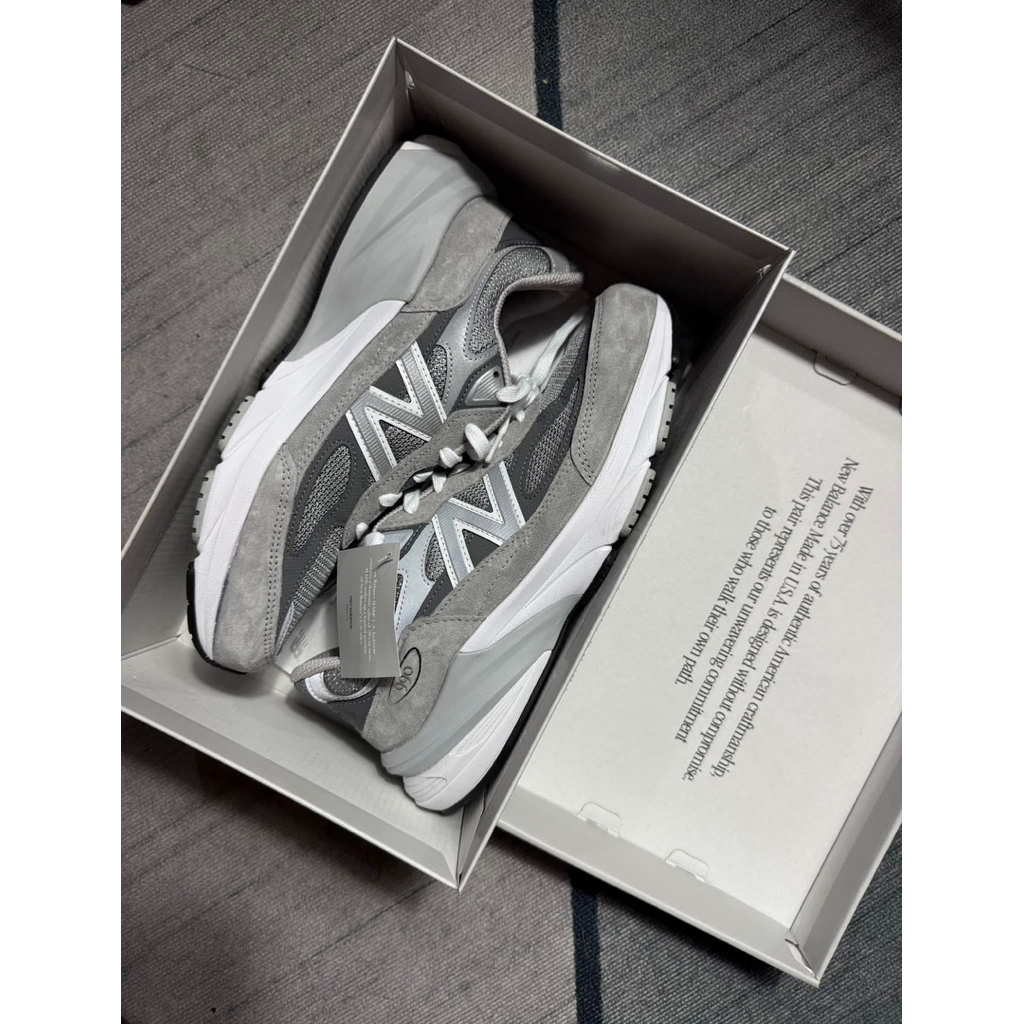 [ พร้อมส่ง ของแท้ 100% ] New Balance 990V6 MiUSA Grey "M990GL6"