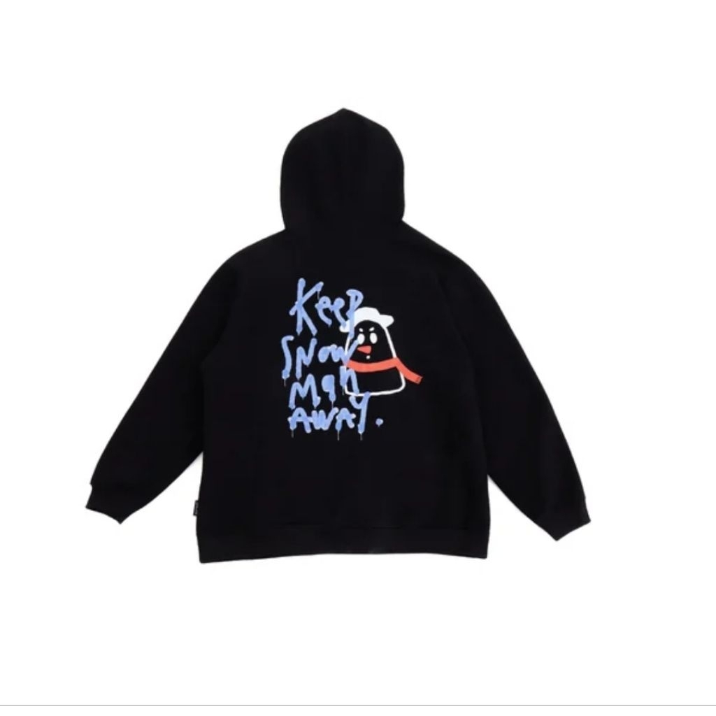 เซ็ตเสื้อฮู้ด Keep Silent Night X-Mas สีดำ ไซส์ L