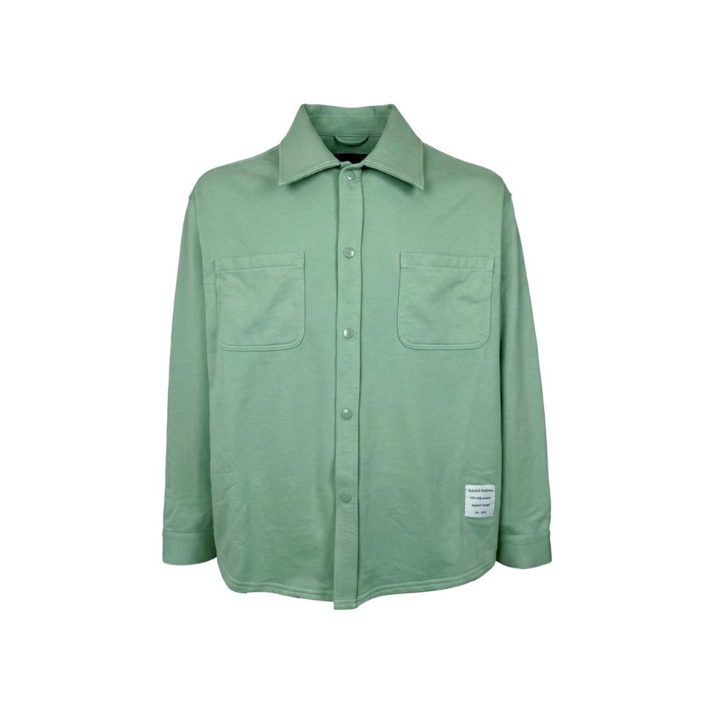 Hybrid Shrit Jacket ผู้ชาย เสื้อเชิ้ตแจ็คเก็ต สีเขียว (Green) MC-120GR เสื้อกันหนาว ผ้านุ่ม ใส่อุ่น 