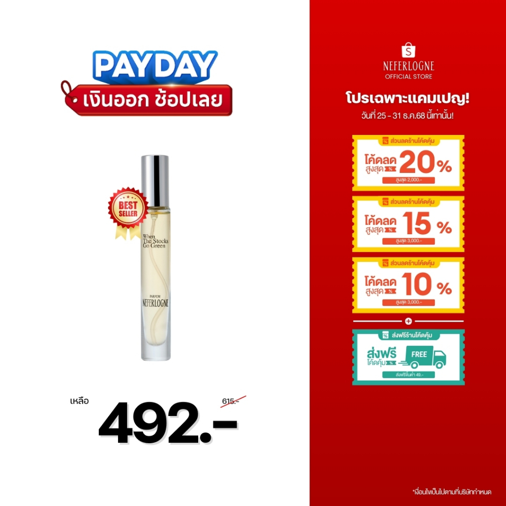 น้ำหอม When The Stocks Go Green ขนาด 10ml. - Neferlogne